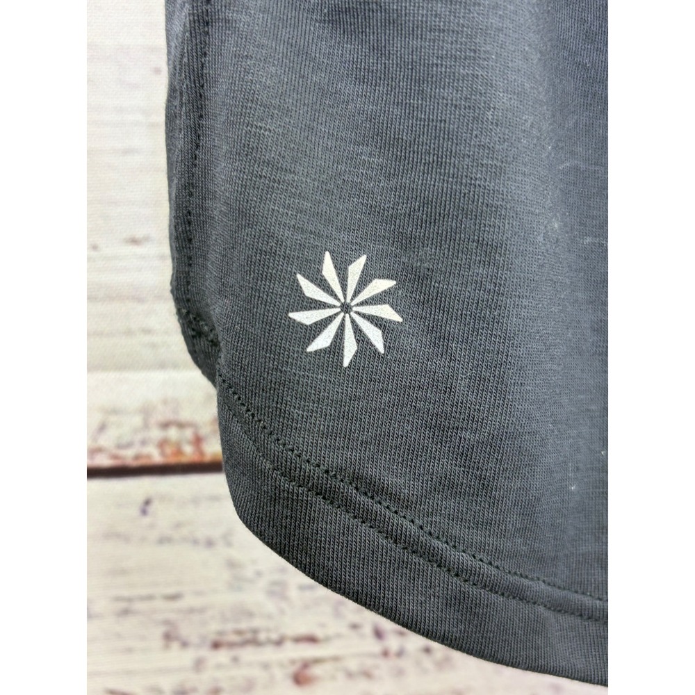 Athleta Ease In Tank Top Black High Neck Strappy Racerback XL NWT 658468 Yoga - Picture 5 of 8